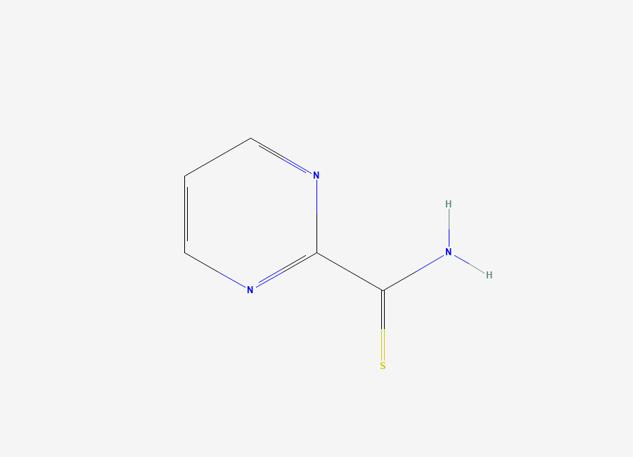Two-dimensional chemical structure of Pyrimidine-2-carbothioamide