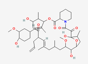Two-dimensional chemical structure of Desmethyl Tacrolimus