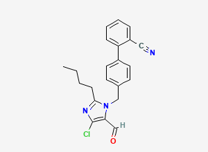 Two-dimensional chemical structure of Losartan Potassium Related Compound A / Losartan Related Compound 2, CAS 124750-67-0