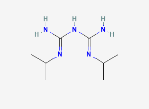 Two-dimensional chemical structure of Proguanil Hydrochloride EP Impurity D/ Proguanil Related Compound D (Free Base), CAS 45095-69-0