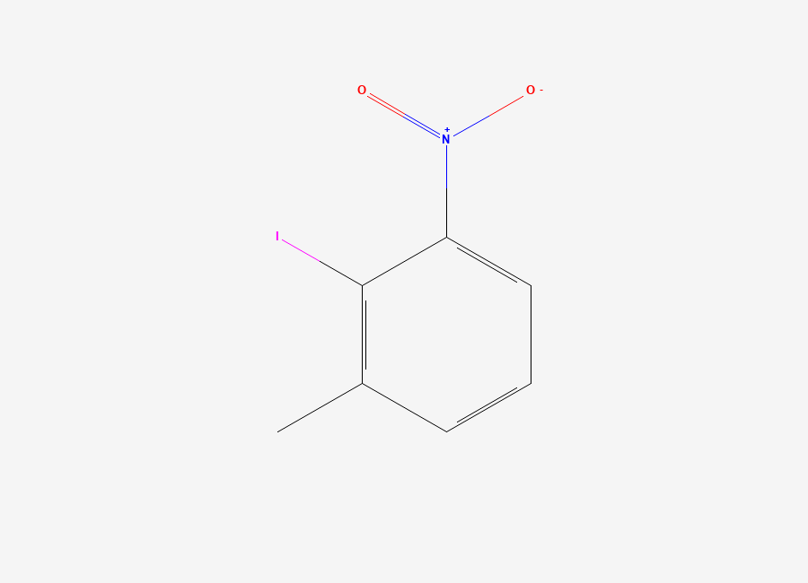 Two-dimensional chemical structure of 2-Iodo-3-nitrotoluene