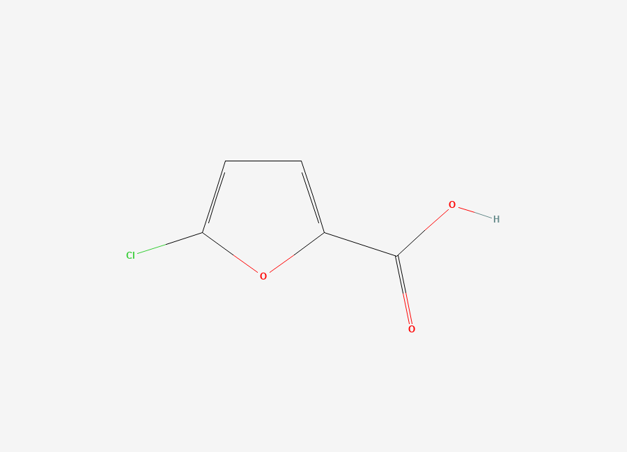 Two-dimensional chemical structure of 5-Chlorofuran-2-carboxylic acid