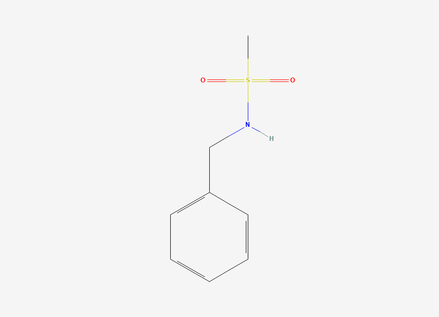 Two-dimensional chemical structure of N-benzylmethanesulfonamide