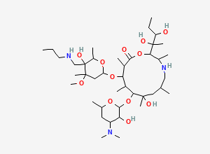 Two-dimensional chemical structure of Tulathromycin Structural Isomer/ Tulathromycin Impurity B, CAS 280755-12-6