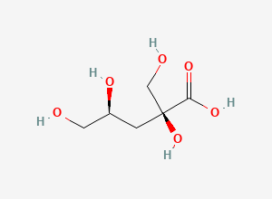 Two-dimensional chemical structure of Isosaccharinic acid