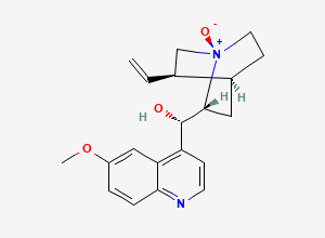 Two-dimensional chemical structure of Quinidine N-Oxide, CAS 70116-00-6