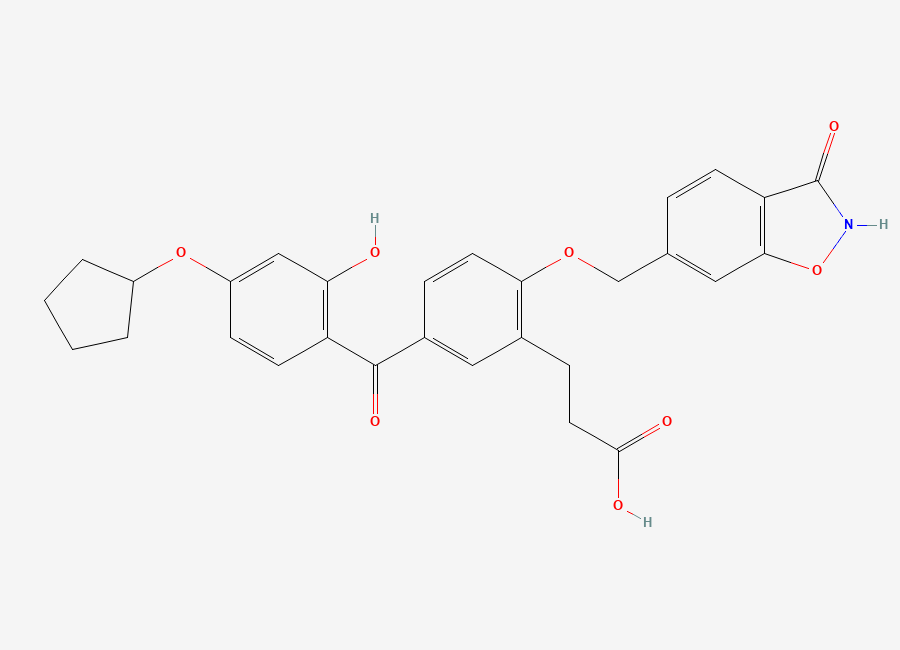 Two-dimensional chemical structure of T-5224