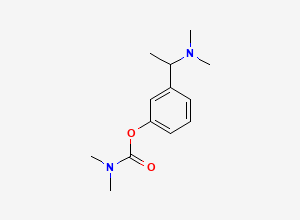 Two-dimensional chemical structure of Rivastigmine Related Compound B, CAS 25081-93-0