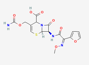 Two-dimensional chemical structure of Cefuroxime Acid 3-Ene / Cefuroxime Acid Δ2-Isomer, CAS 229499-08-5
