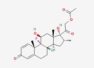 Two-dimensional chemical structure of Dexamethasone EP Impurity G, CAS 1177-87-3