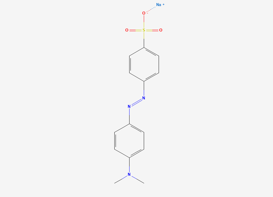 Two-dimensional chemical structure of C.I. Acid Orange 52