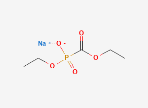 Two-dimensional chemical structure of Foscarnet Sodium EP Impurity C, CAS 72304-94-0