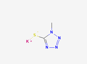Two-dimensional chemical structure of Cefoperazone EP Impurity C / Cefamandole EP Impurity D (Potassium Salt), CAS 62557-28-2