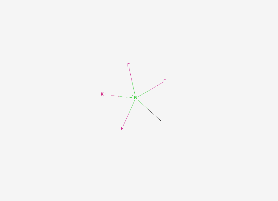 Two-dimensional chemical structure of Potassium Trifluoro(methyl)borate