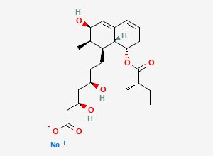 Two-dimensional chemical structure of 3beta-Hydroxy Mevastatin (Sodium Salt), CAS 1246814-88-9