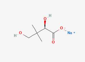 Two-dimensional chemical structure of Dexpanthenol EP Impurity B (Sodium Salt), CAS 60979-68-2
