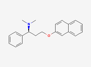 Two-dimensional chemical structure of Dapoxetine Impurity H