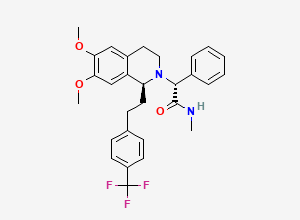 Two-dimensional chemical structure of Almorexant, CAS 871224-64-5