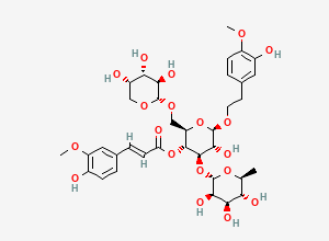 Two-dimensional chemical structure of Angoroside C, CAS 115909-22-3