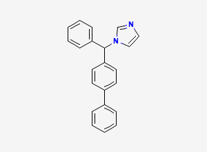 Two-dimensional chemical structure of Bifonazole