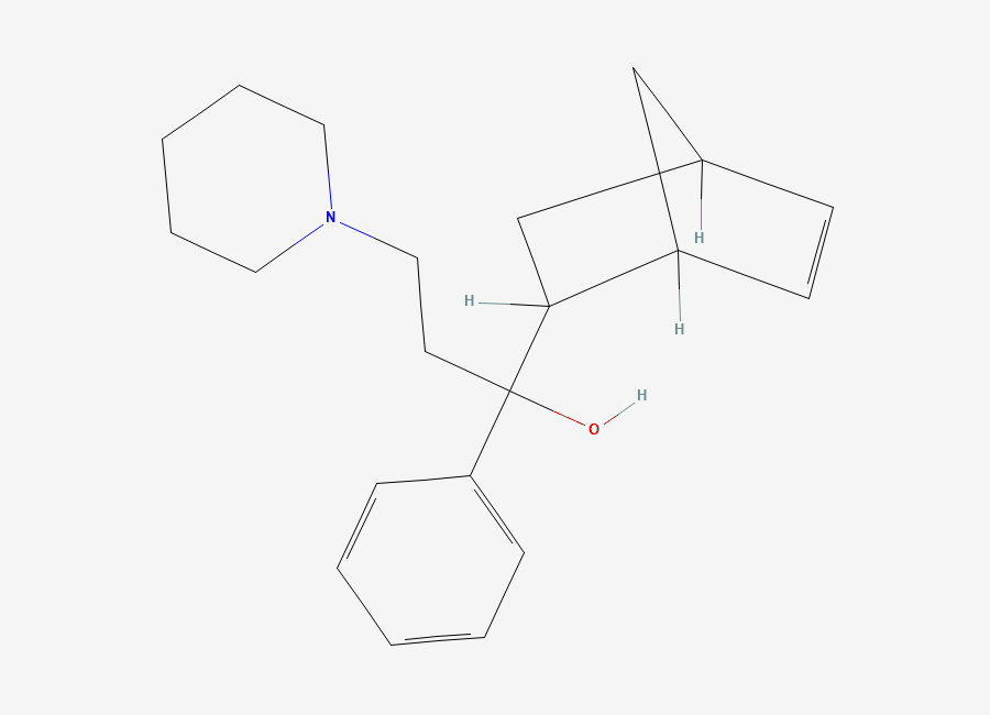 Two-dimensional chemical structure of Biperiden