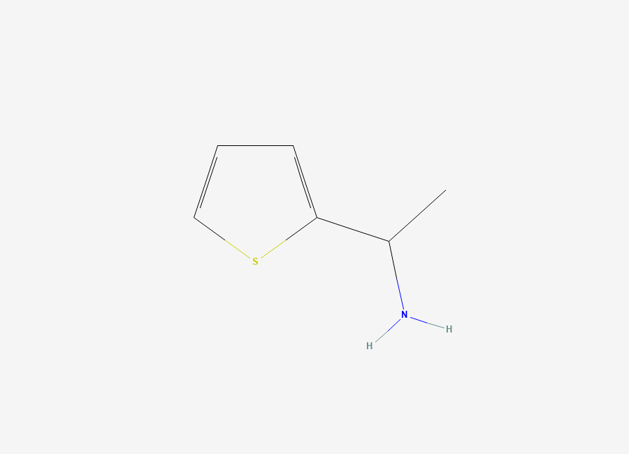 Two-dimensional chemical structure of 1-(2-Thienyl)-1-aminoethane