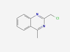 Two-dimensional chemical structure of Linagliptin 2-Chloromethyl Impurity, CAS 109113-72-6