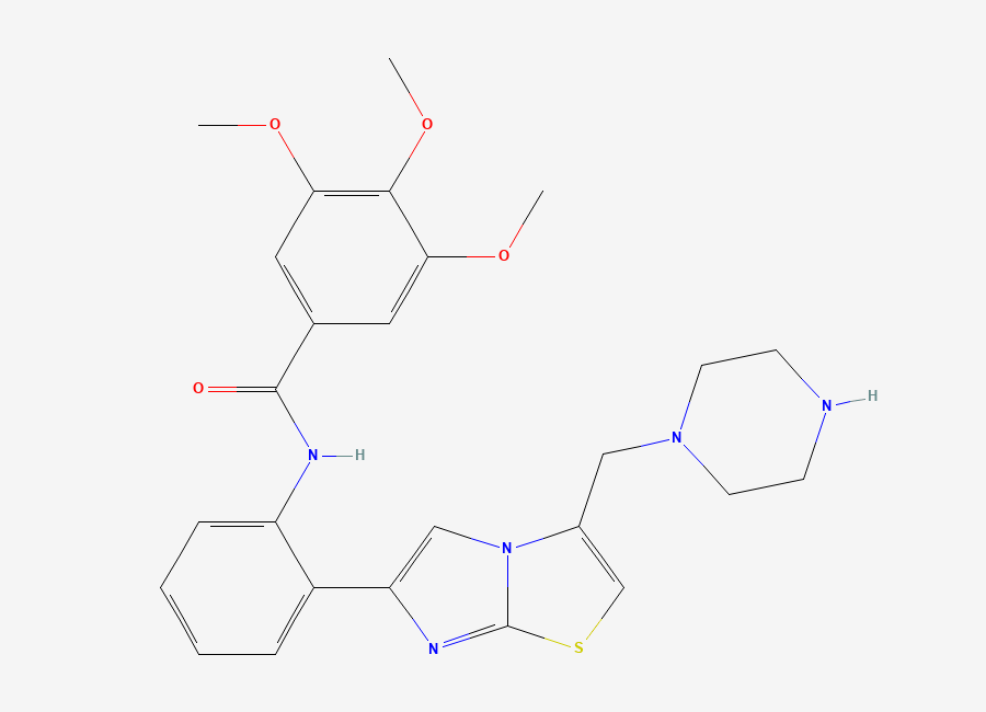 Two-dimensional chemical structure of Srt-1460