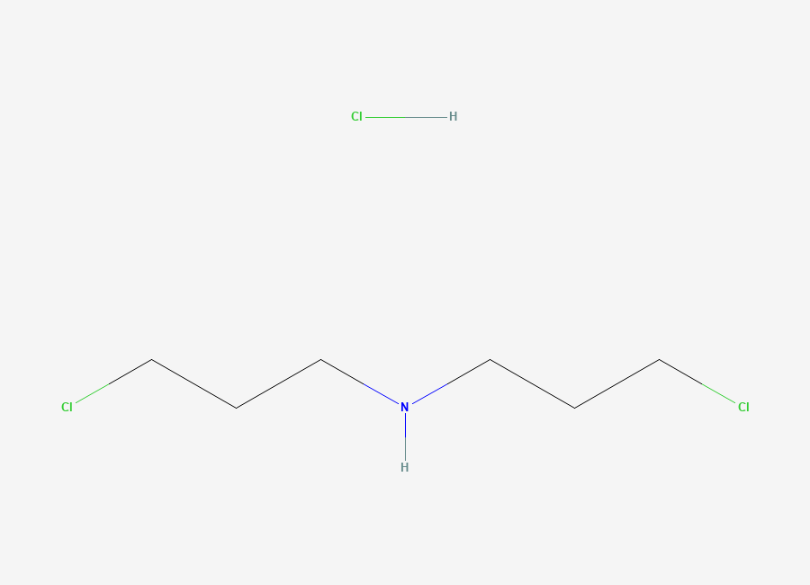 Two-dimensional chemical structure of Bis(3-chloropropyl)amine hydrochloride