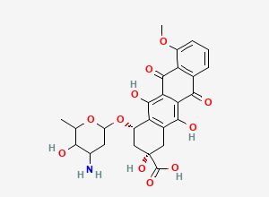 Two-dimensional chemical structure of Doxorubicin Impurity 3