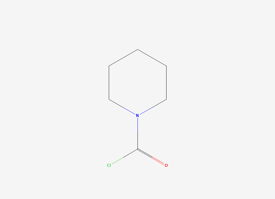 Two-dimensional chemical structure of 1-Piperidinecarbonyl chloride