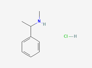 Two-dimensional chemical structure of N-Methyl-1-phenylethanamine hydrochloride
