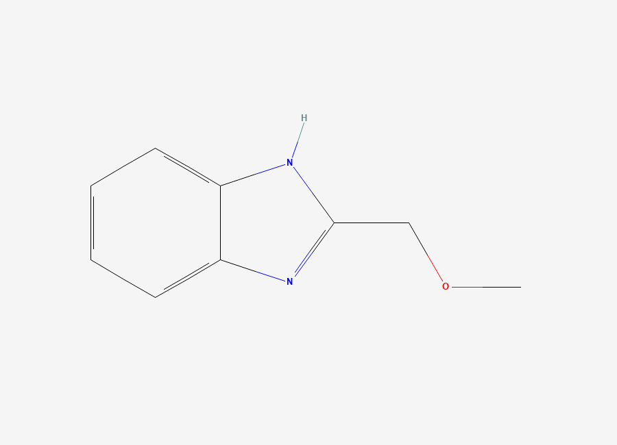 Two-dimensional chemical structure of 2-(methoxymethyl)-1H-benzimidazole