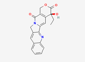 Two-dimensional chemical structure of Irinotecan EP Impurity D / Topotecan Related Compound C / Camptothecin, CAS 7689-03-4