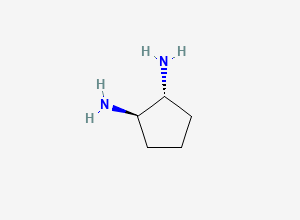 Two-dimensional chemical structure of Cyclopentane-1,2-diamine