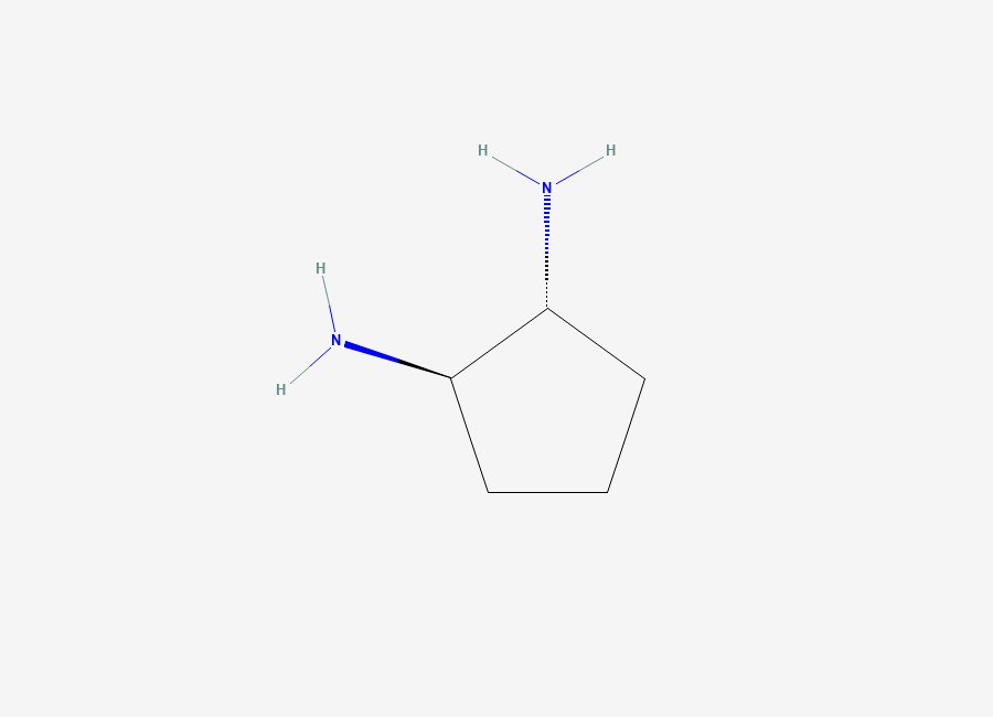 Two-dimensional chemical structure of Cyclopentane-1,2-diamine