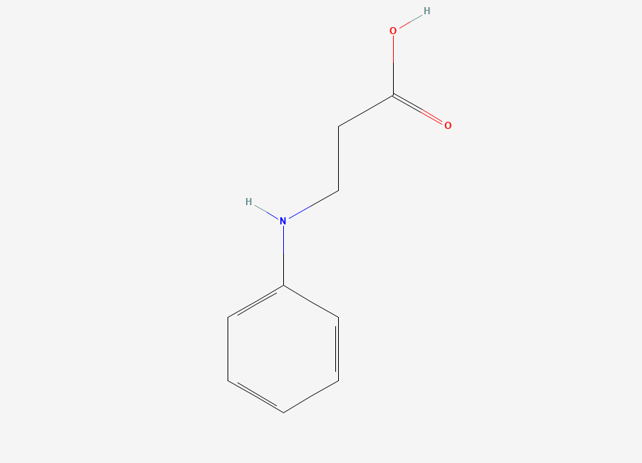 Two-dimensional chemical structure of N-Phenyl-beta-alanine