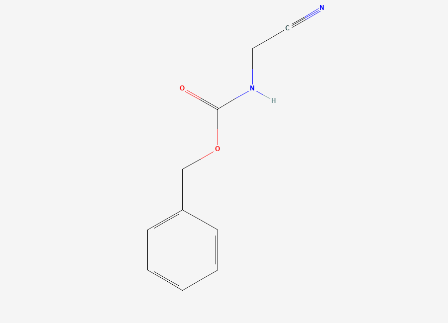 Two-dimensional chemical structure of Benzyl Cyanomethylcarbamate