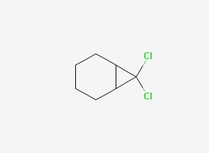 Two-dimensional chemical structure of 7,7-Dichlorobicyclo[4.1.0]heptane