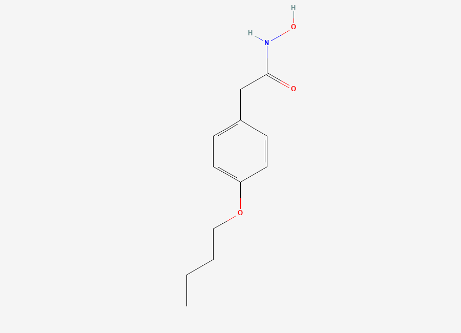 Two-dimensional chemical structure of Bufexamac, CAS 2438-72-4