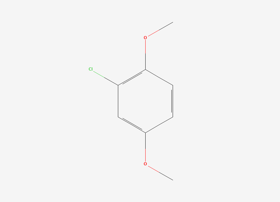 Two-dimensional chemical structure of 2-Chloro-1,4-dimethoxybenzene