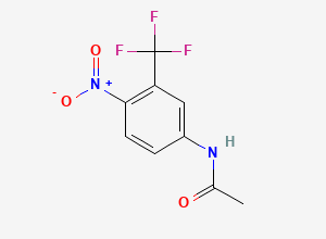 Two-dimensional chemical structure of Flutamide EP Impurity B / Flutamide Related Compound B, CAS 393-12-4