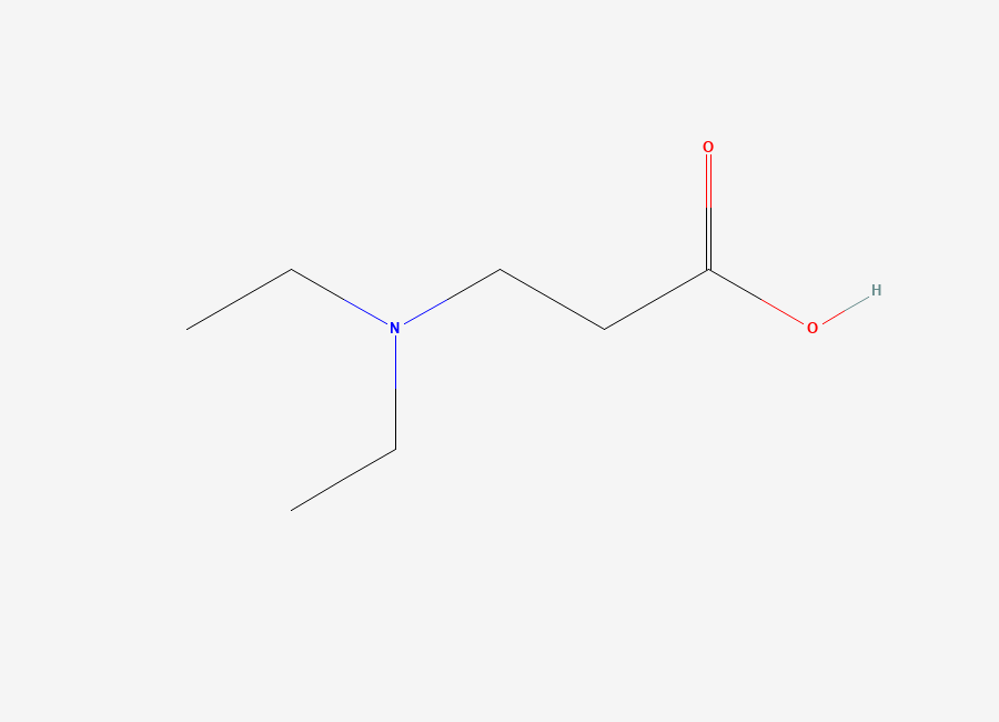 Two-dimensional chemical structure of N,N-Diethyl-beta-alanine
