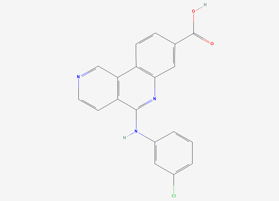 Two-dimensional chemical structure of Silmitasertib