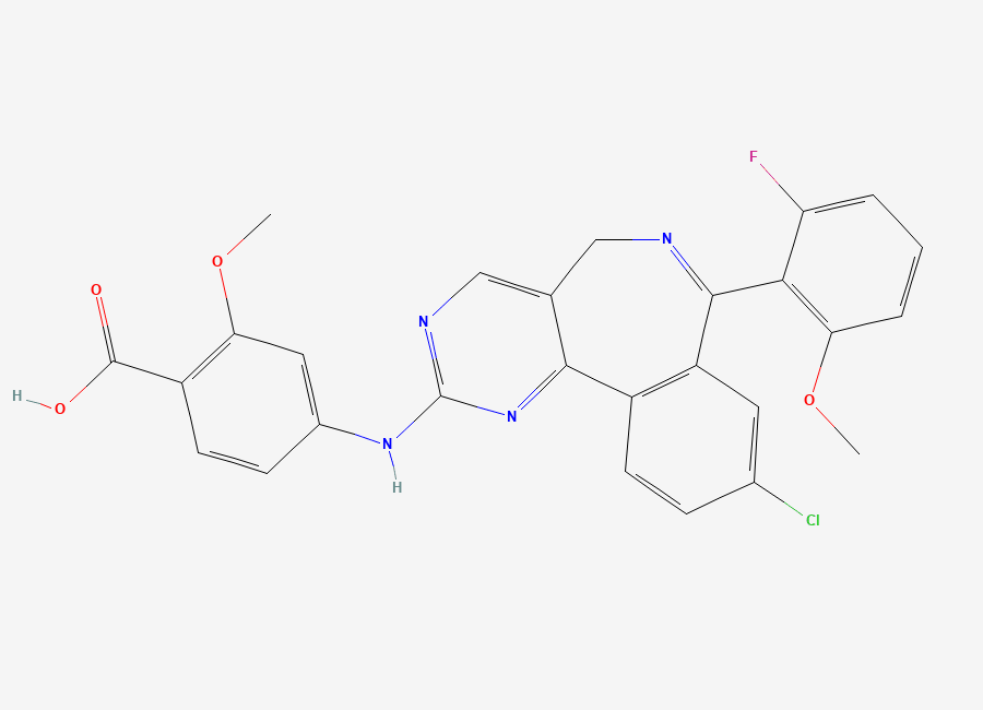 Two-dimensional chemical structure of Alisertib