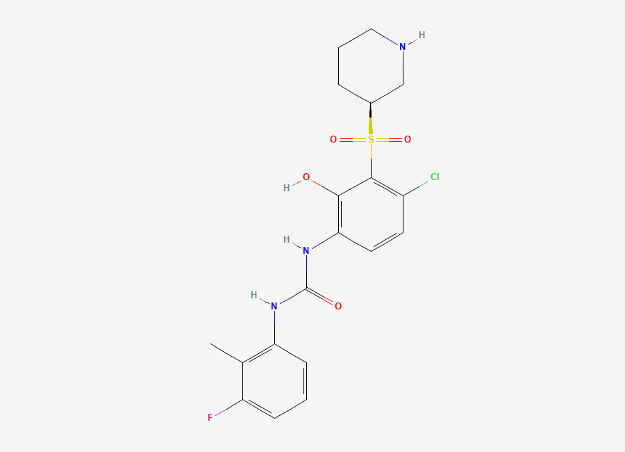 Two-dimensional chemical structure of Danirixin