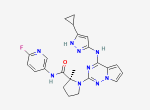 Two-dimensional chemical structure of Bms-754807