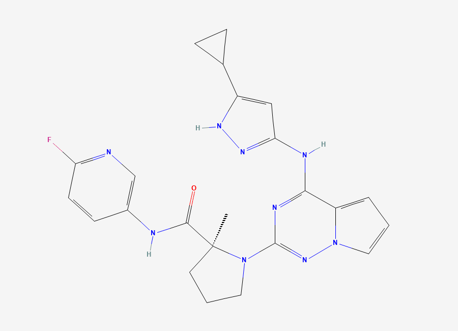 Two-dimensional chemical structure of Bms-754807