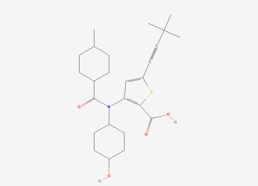 Two-dimensional chemical structure of VX-222