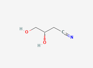 Two-dimensional chemical structure of (S)-3,4-Dihydroxybutanenitrile